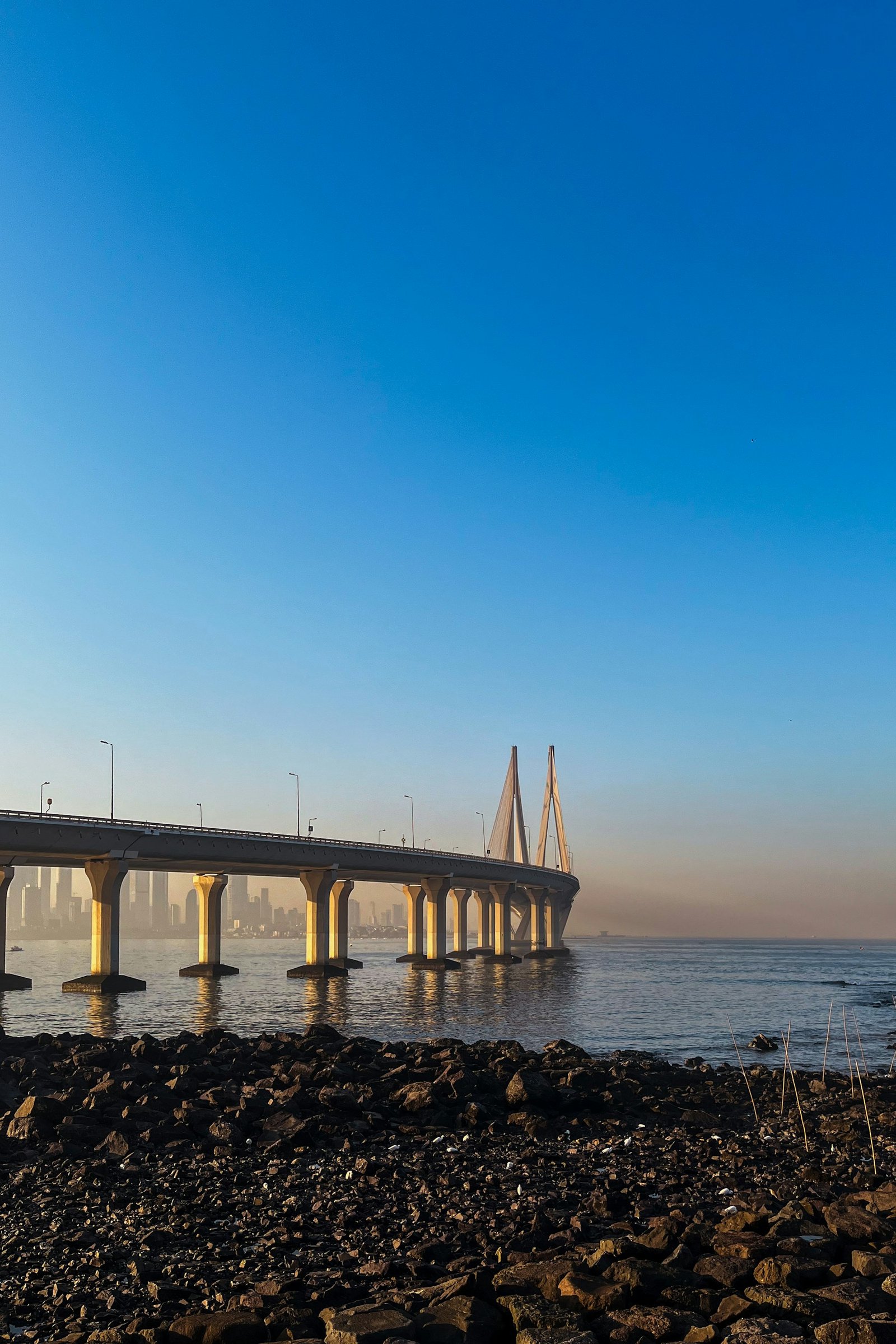 Bandra-Worli Sea Link at dawn